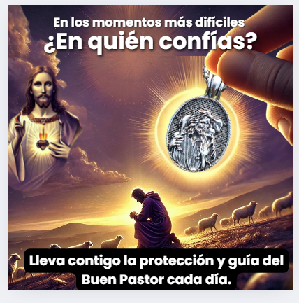 Collar del Buen Pastor – Fe y Protección ♾️